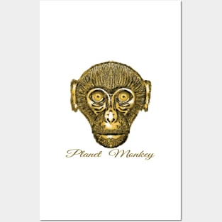 Bored Monkey Ape Planet Posters and Art